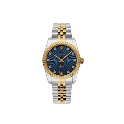 Timeless Classic Diamond Watch in Blue Galaxy - PASCAL