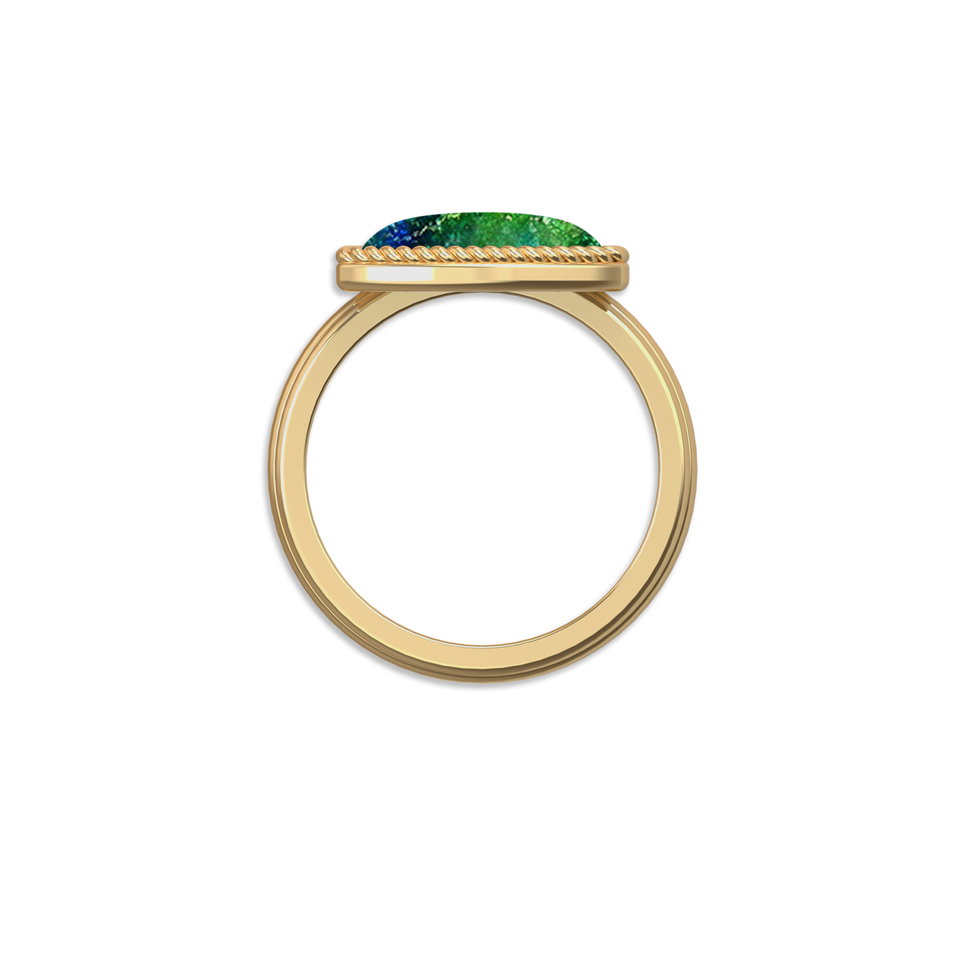 'Universe' Enamel Rope Ring, Shield