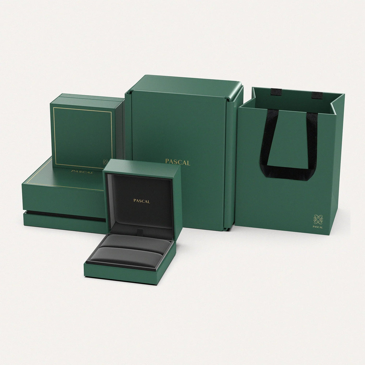 Geo Pavé Edelstein Siegelring