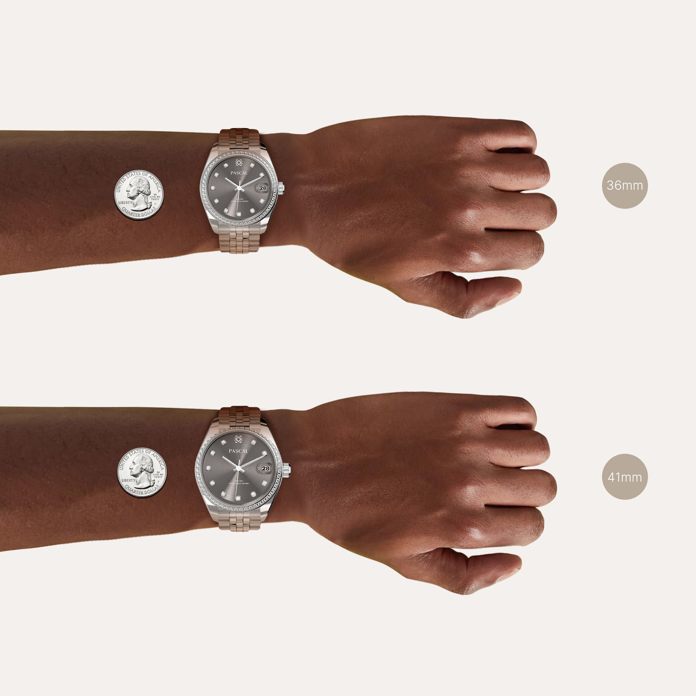 Luxe Classic Diamond Watch