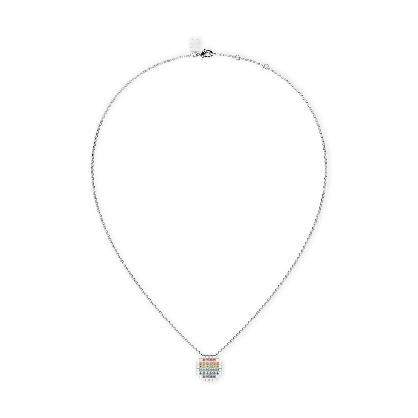 'Pride' Mélange Rainbow Diamond Necklace