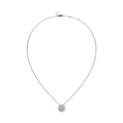 'Pride' Mélange Rainbow Diamond Necklace