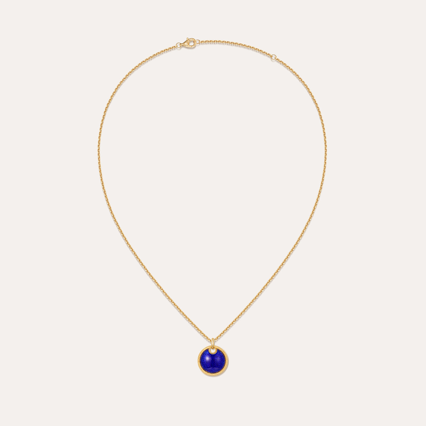 ‘Universe’ Enamel Rope Necklace, Round