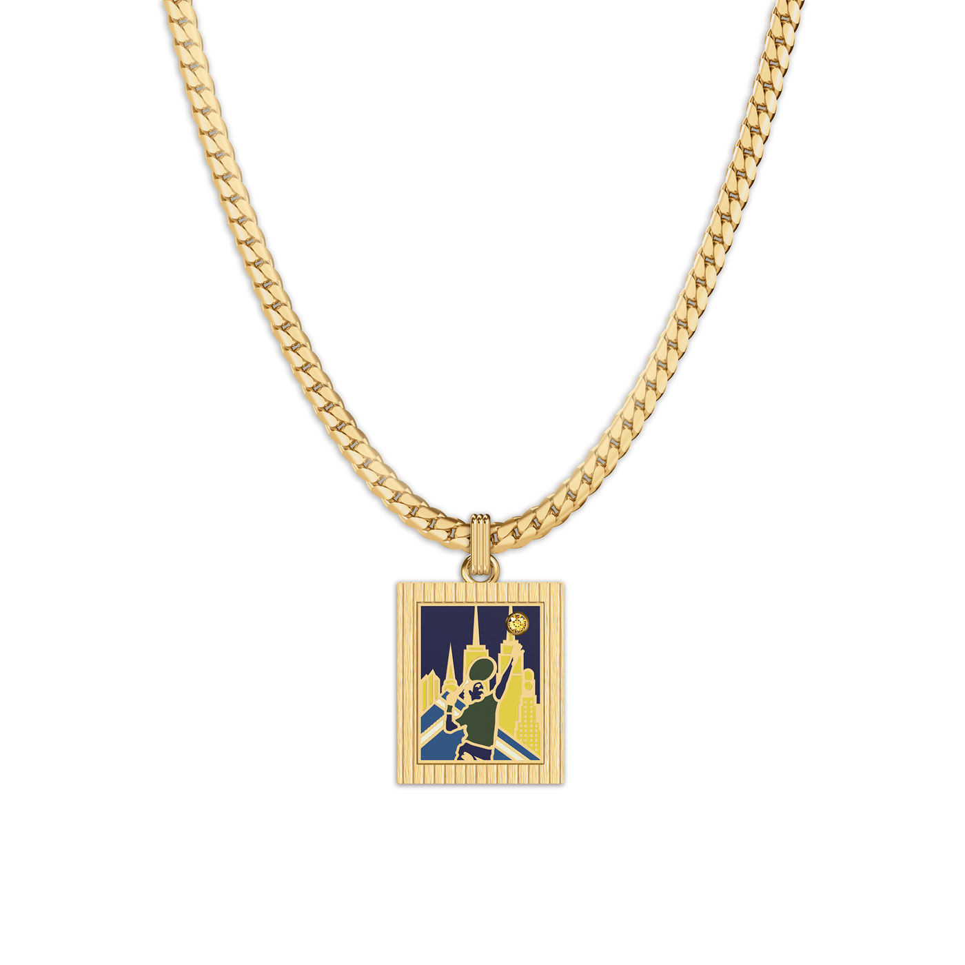 'Ace Adornments' Diamond Reversible Pendant