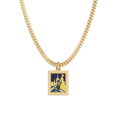 'Ace Adornments' Diamond Reversible Pendant