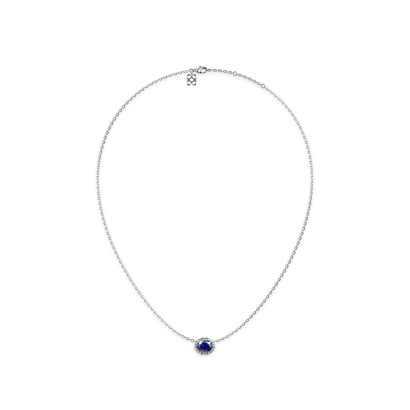 Collier de diamants multi-gemmes Coastal Oasis 