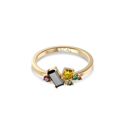 'Halloween' Colorful Promise Ring