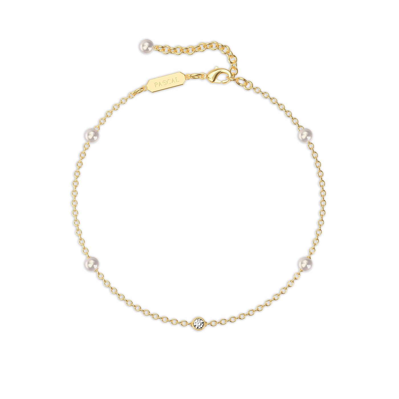 Gypsophila Pearl Diamond Bracelet