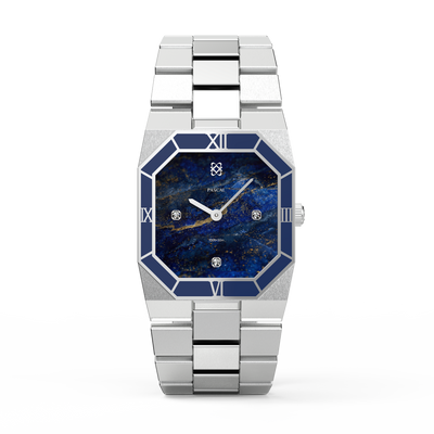 Octagonal Enamel Diamond Watch