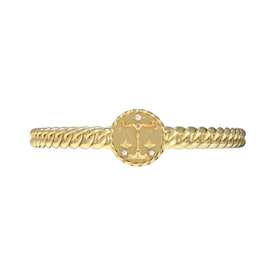 Libra Amulet Cuban Bracelet
