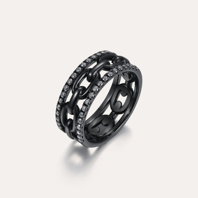 Fusion Black Diamond Ring