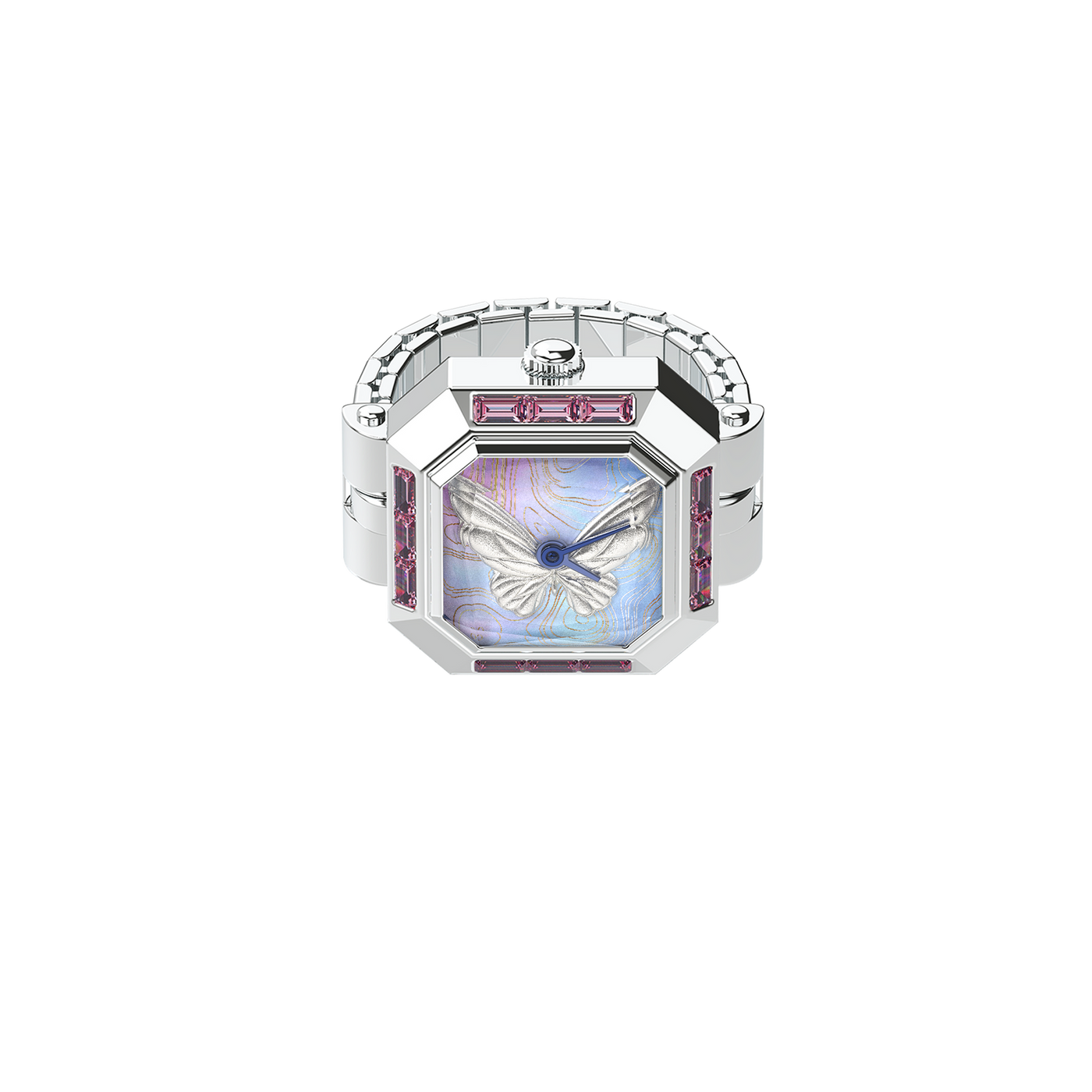 Sofia Prism Cocktail Watch Ring