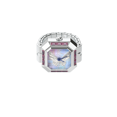 Sofia Prism Cocktail Watch Ring