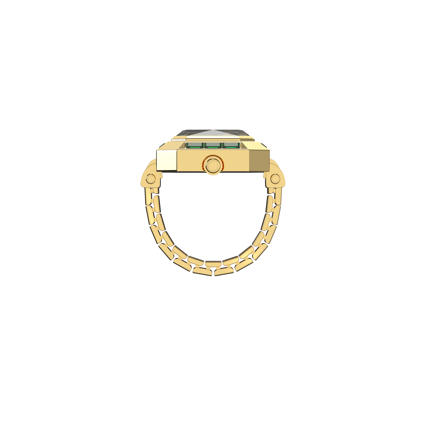 Sofia Prism Cocktail Watch Ring