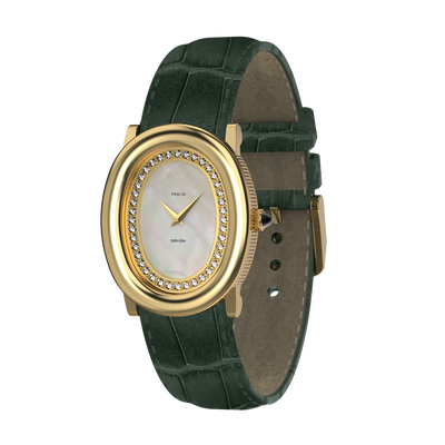 Oval Royale Diamond Watch (24mm x 30mm)