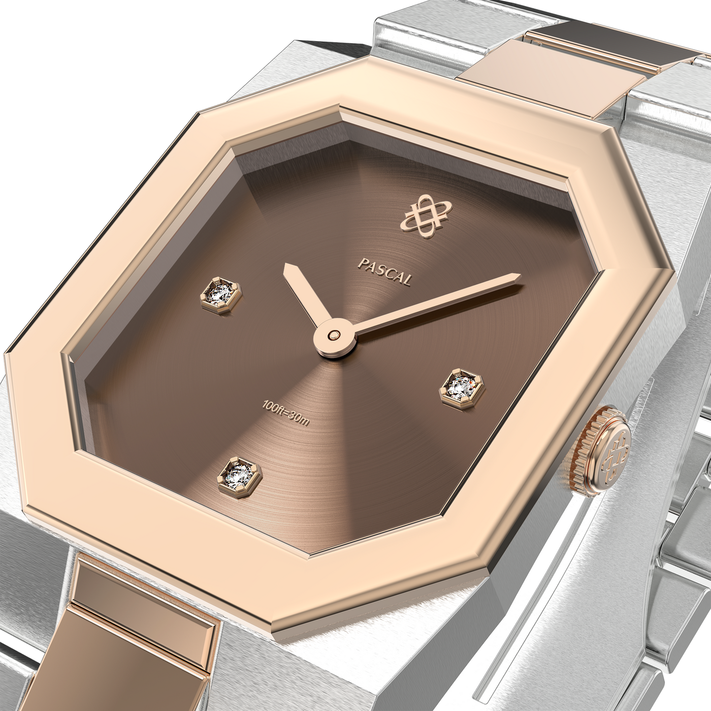 Octagonal Classic Diamond Watch