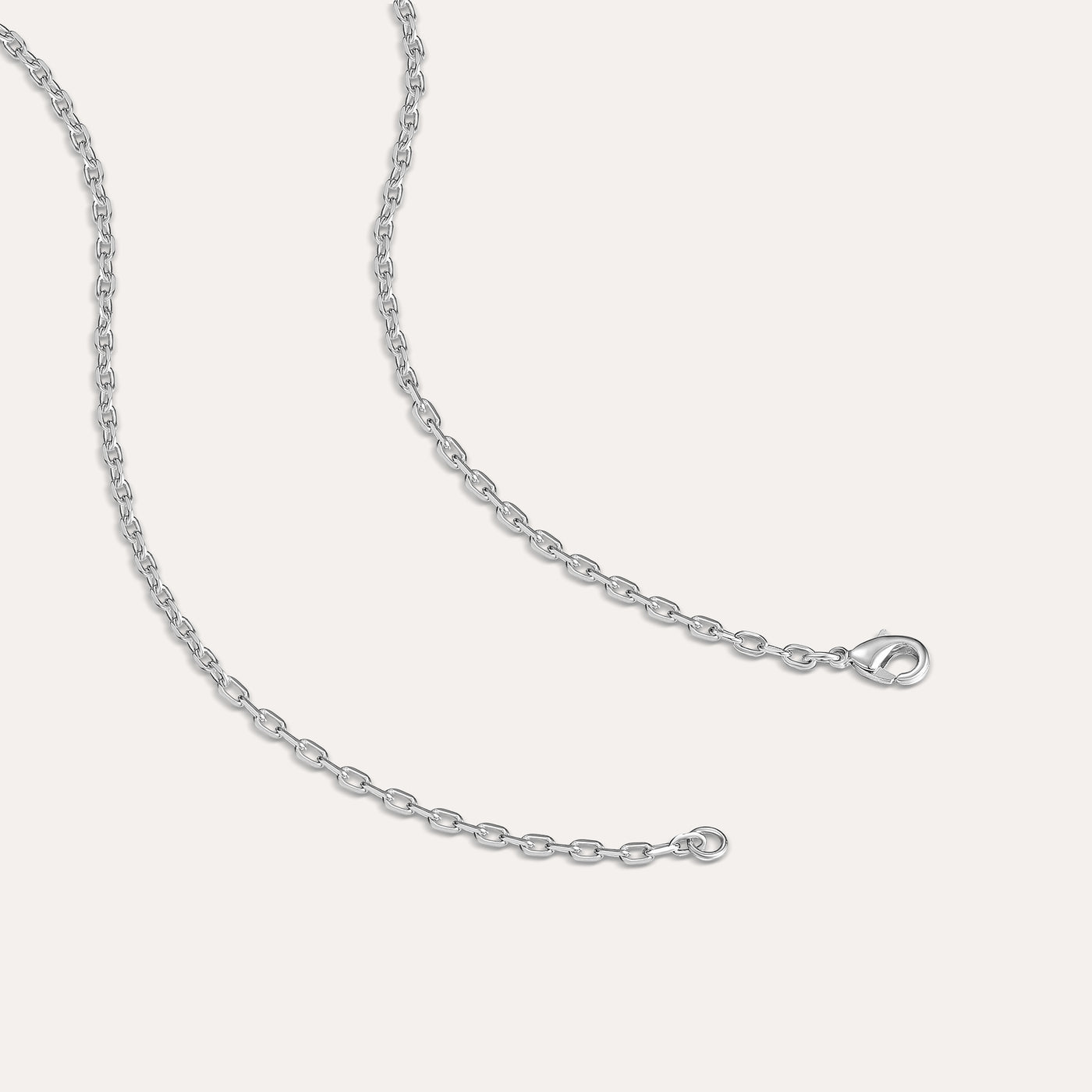 Vitalität Street-Mutige Street Style Halskette (Silber)