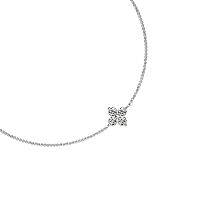 Klassisches Tennisarmband mit Diamanten, 1,5 mm