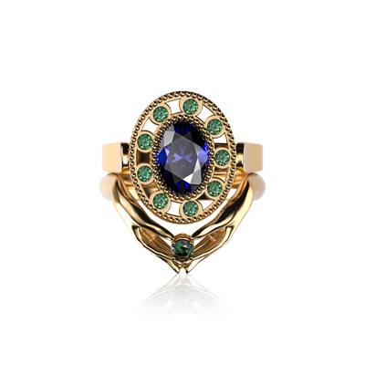 'PASCAL x Dess Dior' Gemstone Pray Ring