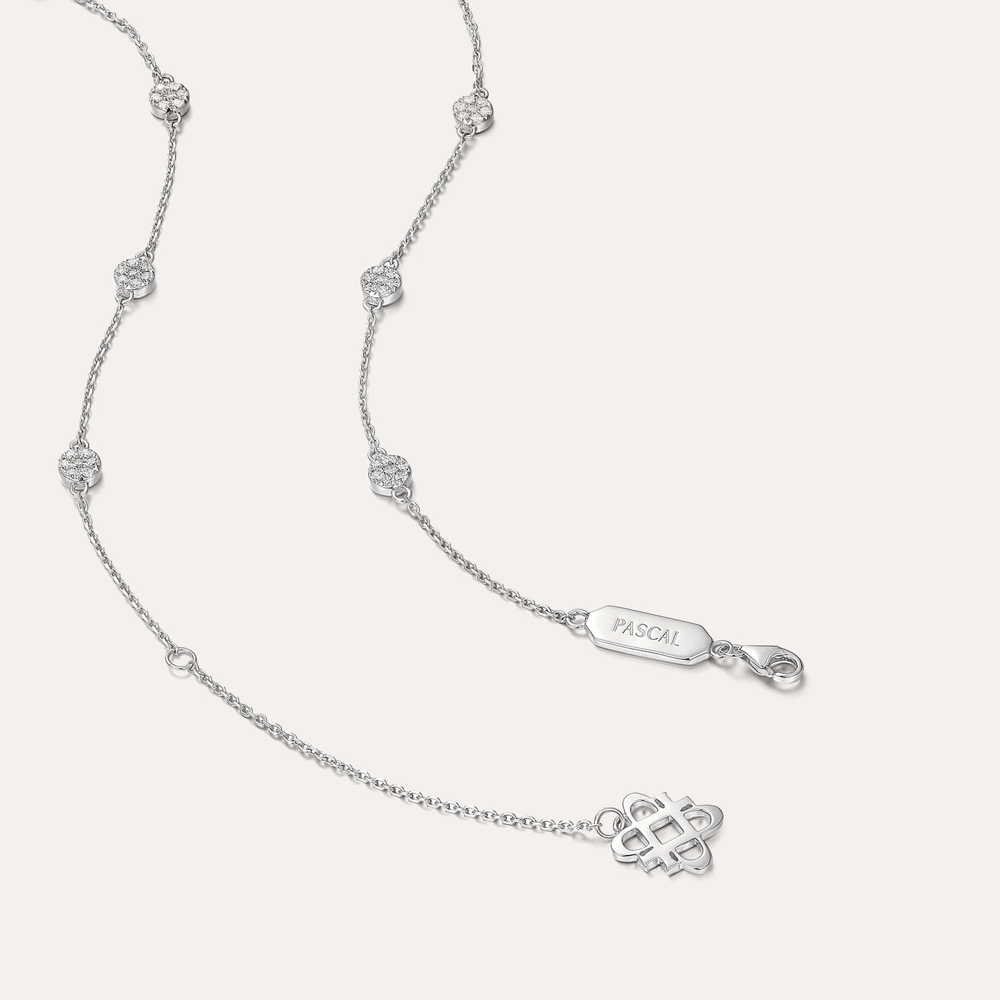 Classic Bezel Diamond Necklace