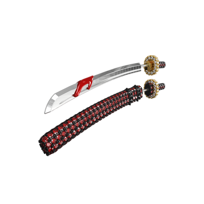 Samurai Sword Mismatch Diamond Earrings