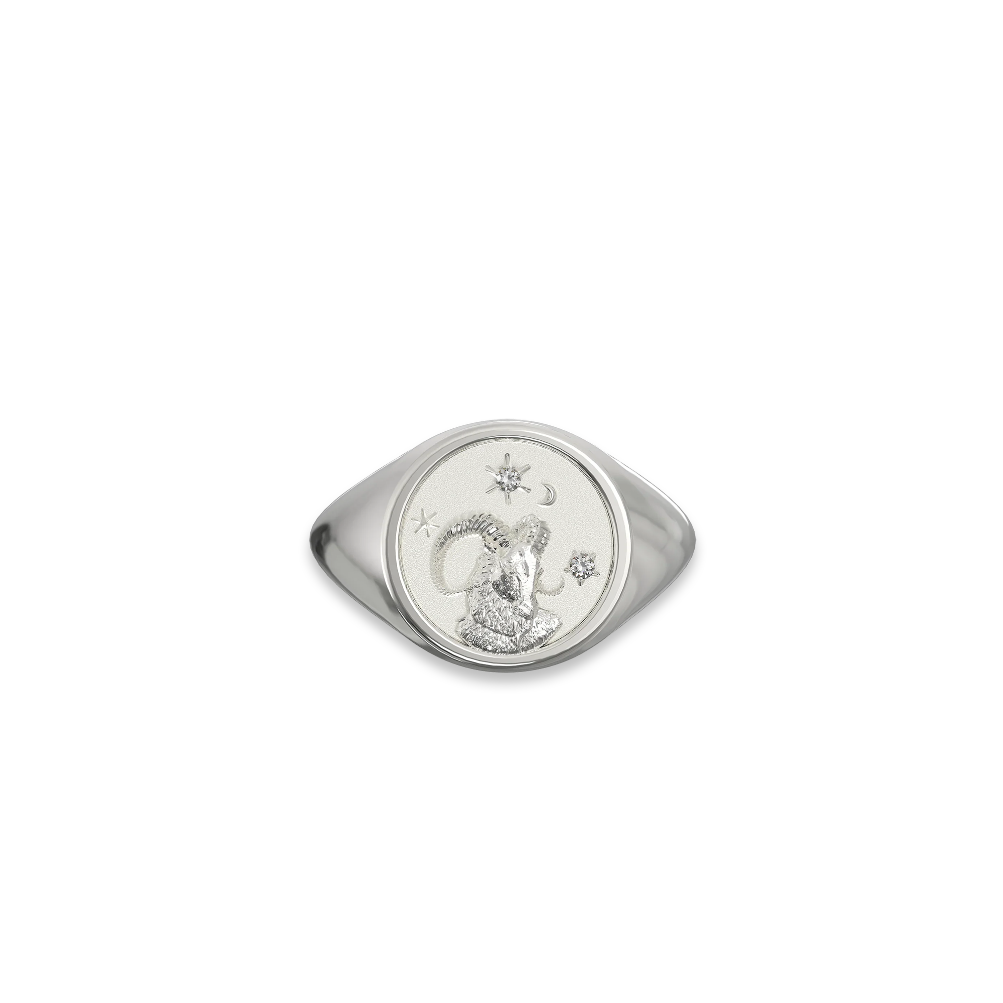 Aries Small Signet Ring - PASCAL