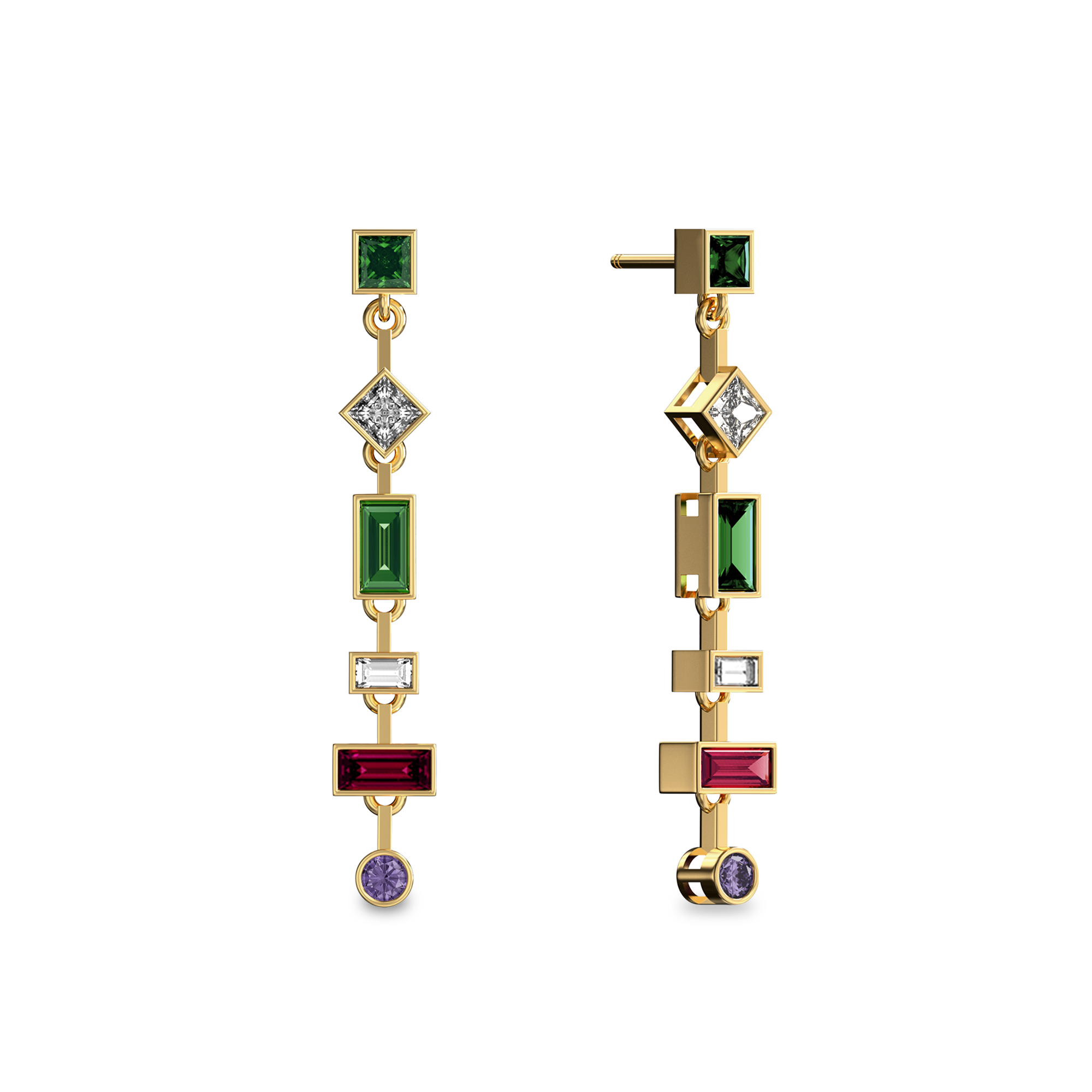 Lab-Grown Diamond Drop Earrings | PASCAL
