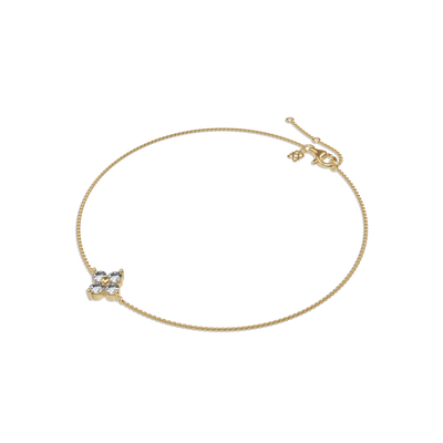 Clásico diamante tenis pulsera, 1,5mm