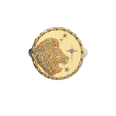 Leo Signet Ring