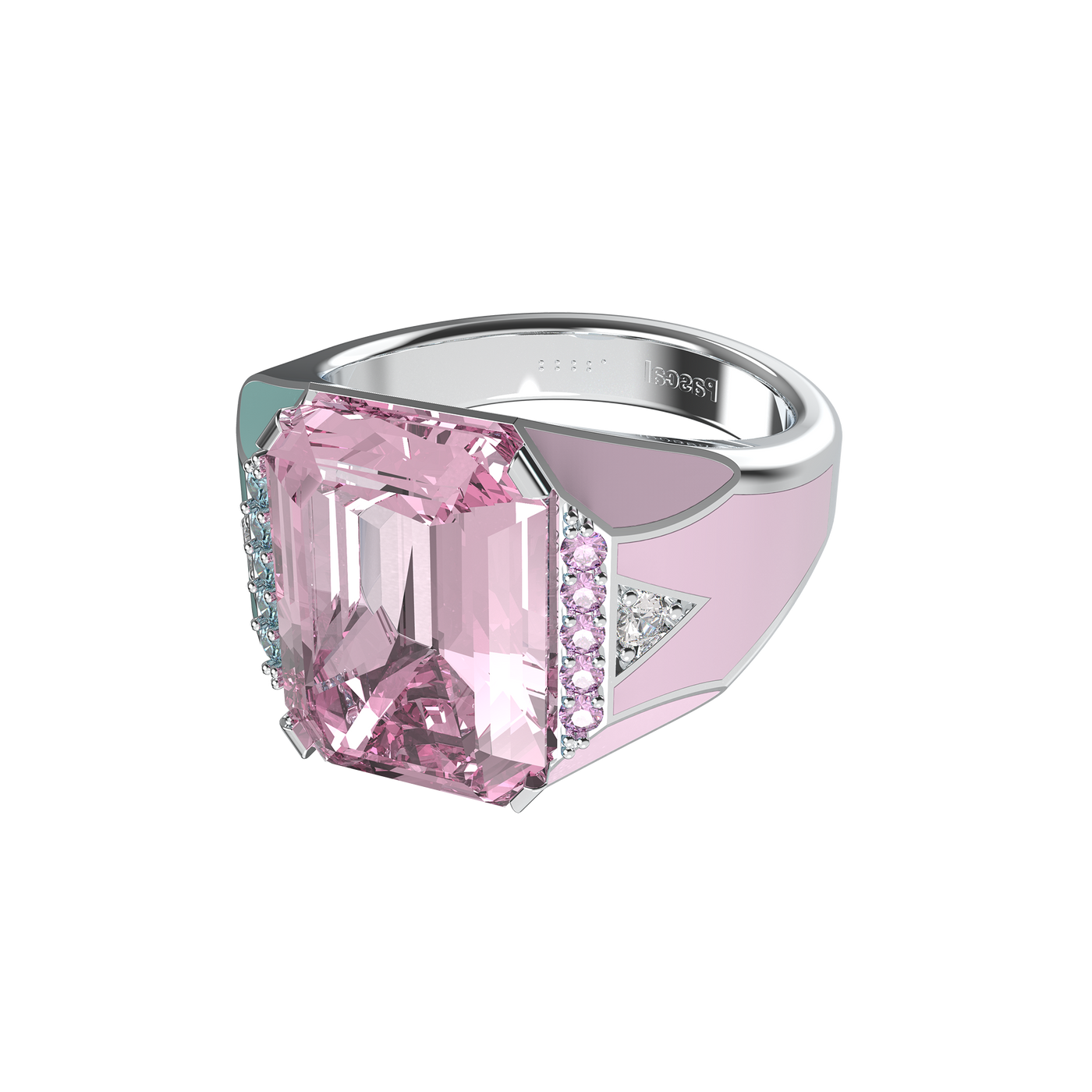 Artdeco Prism Diamante Anillo de cóctel