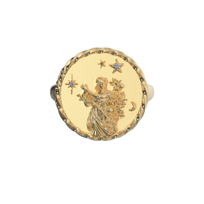 Virgo Signet Ring