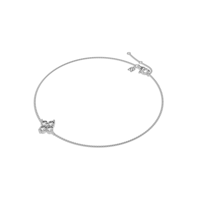 Bracelet tennis classique en diamant, 1,5 mm