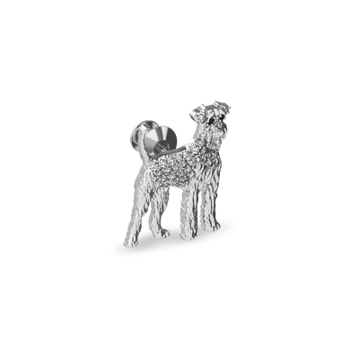 'Airedale Terrier' Diamond Brooch