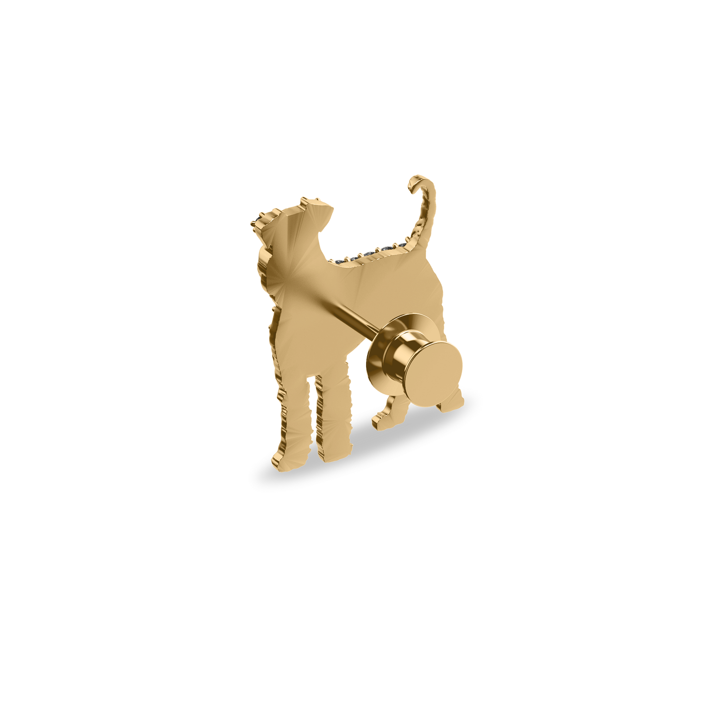 'Airedale Terrier' Diamond Brooch