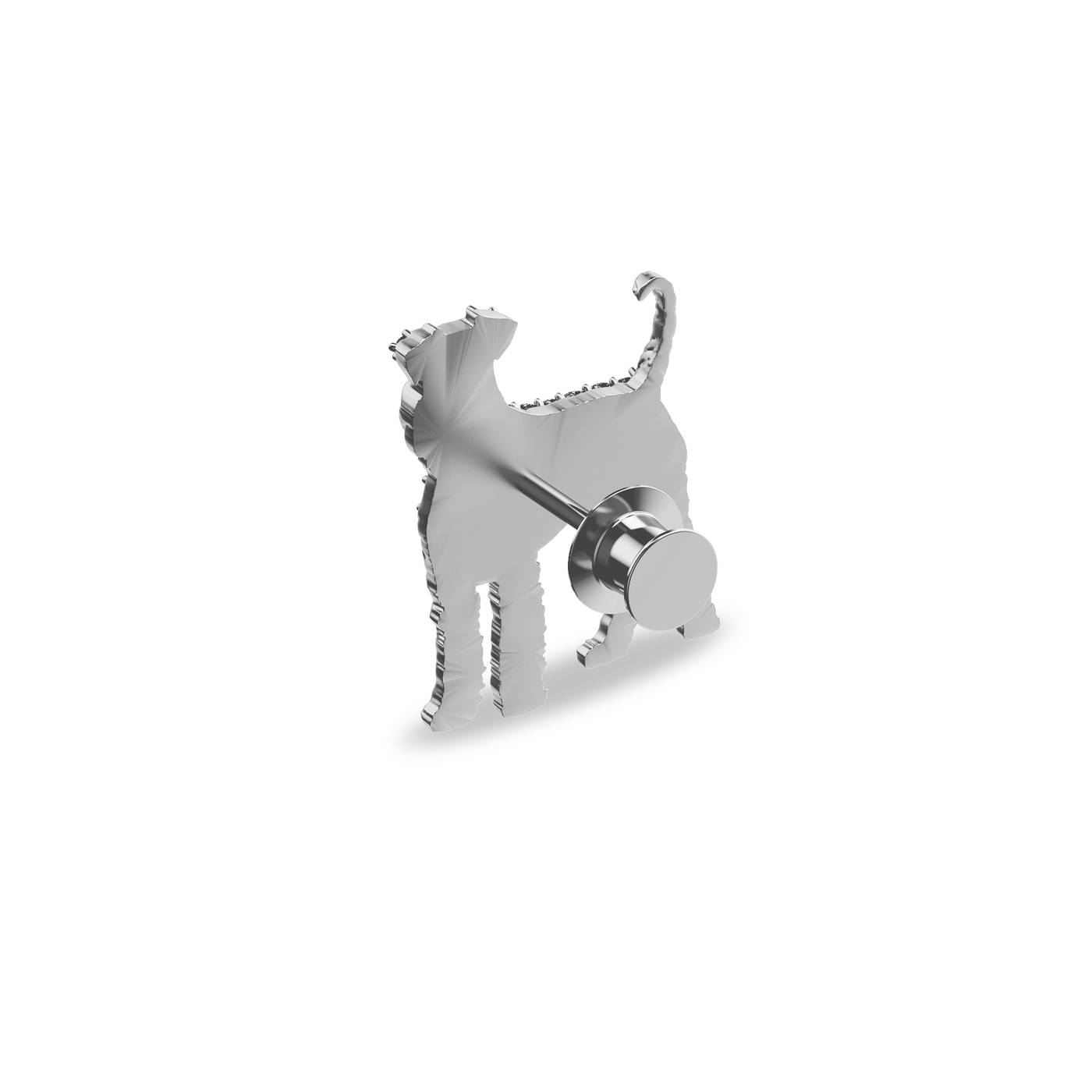 'Airedale Terrier' Diamond Brooch