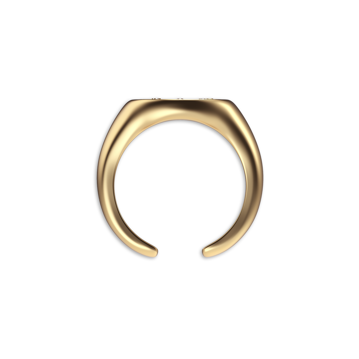 'Zodiac' Diamond Signet Ring, Capricorn