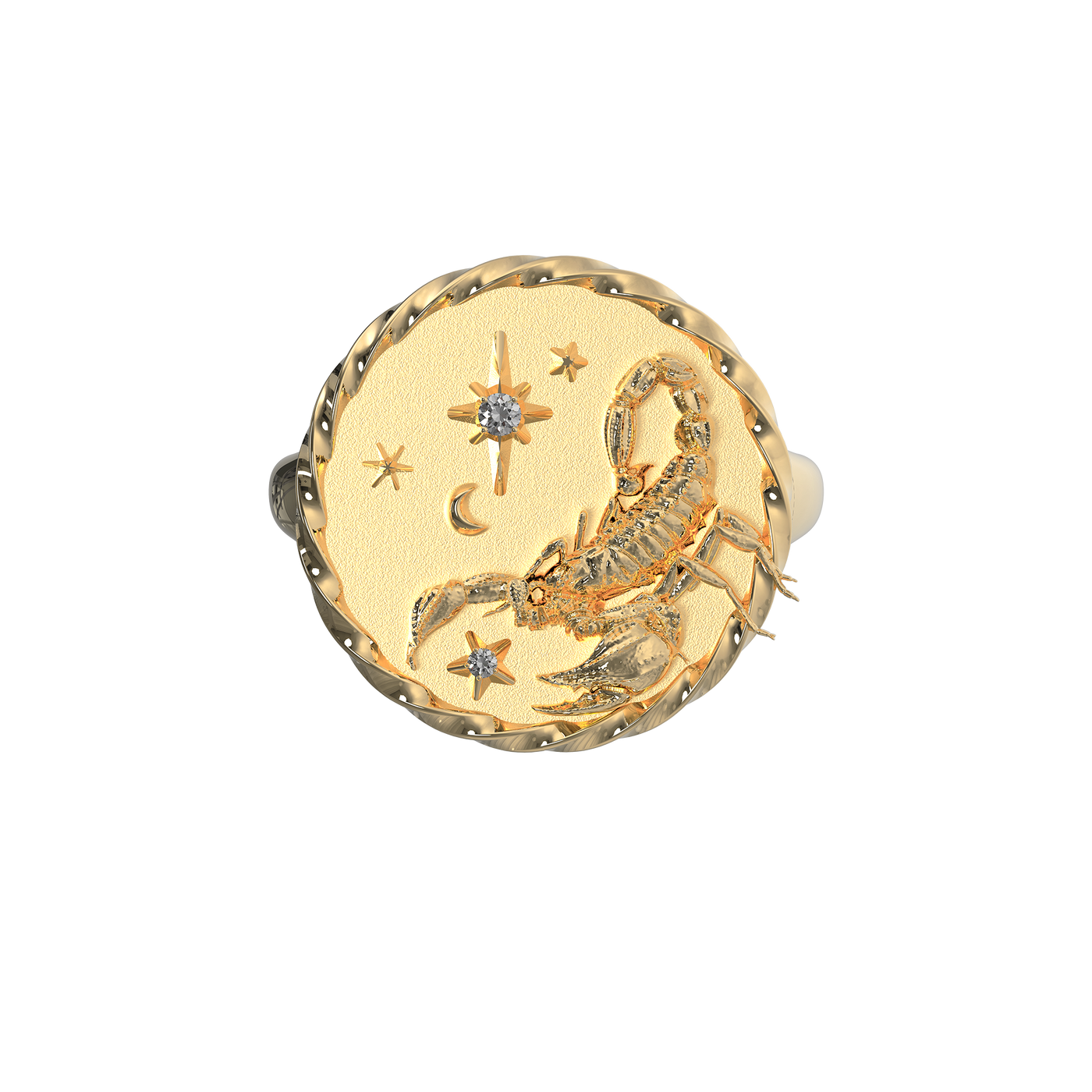 Scorpio Signet Ring