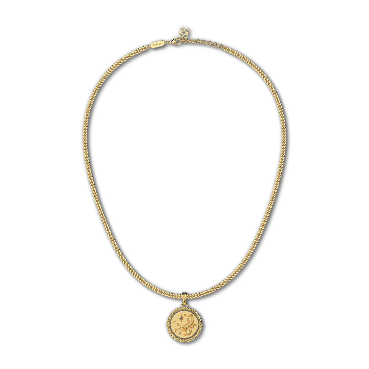 Collar de diamante Sagitario reversible