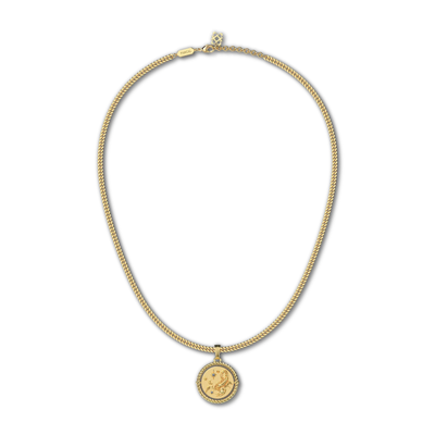 Collar de diamante Sagitario reversible