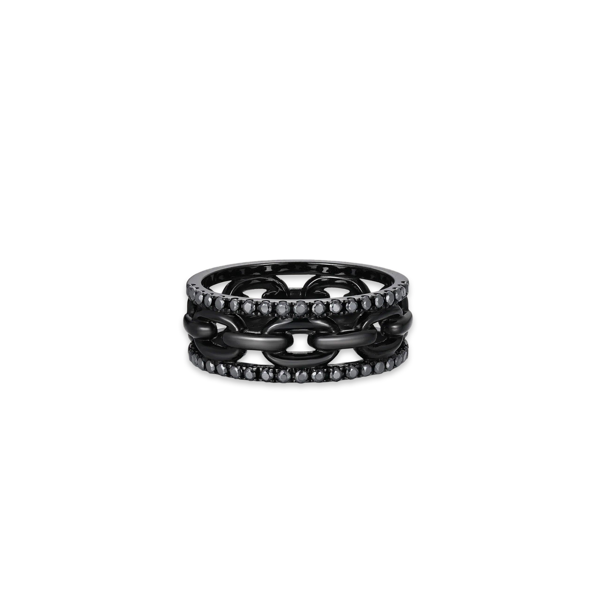 Fusion Black Diamond Ring - PASCAL