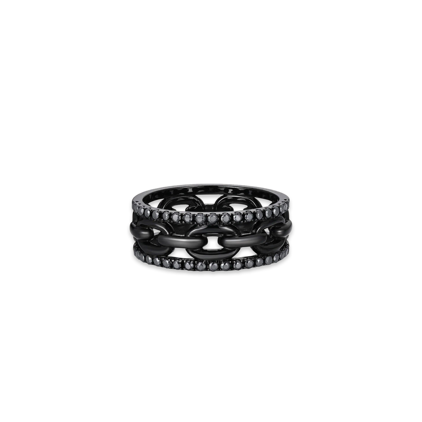 Fusion Black Diamond Ring - PASCAL