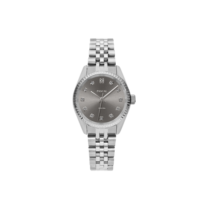 Timeless Classic Diamond Watch in Silver Serenade - PASCAL#dial-size_31-mm