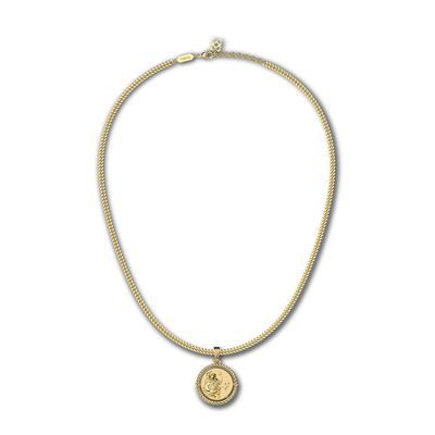 Collar de diamante Sagitario reversible