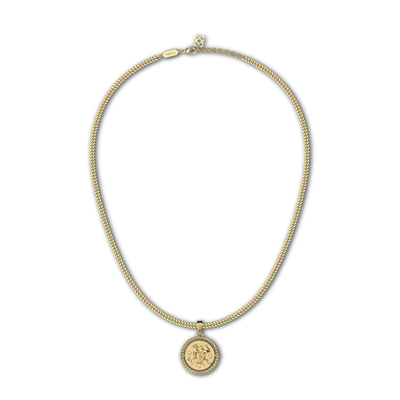 Collar de diamante Sagitario reversible