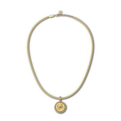 Collar de diamante Sagitario reversible