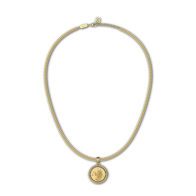 Collar de diamante Sagitario reversible