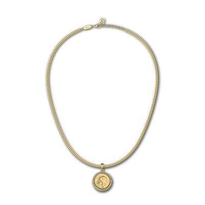 Collar de diamante Sagitario reversible