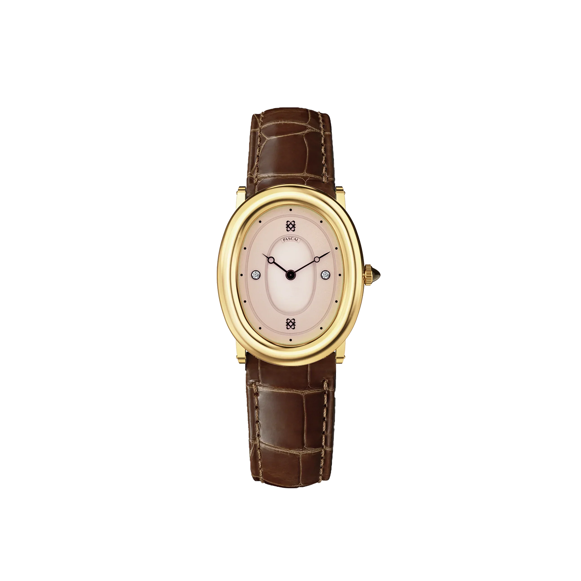 Oval Bubble Diamond Watch