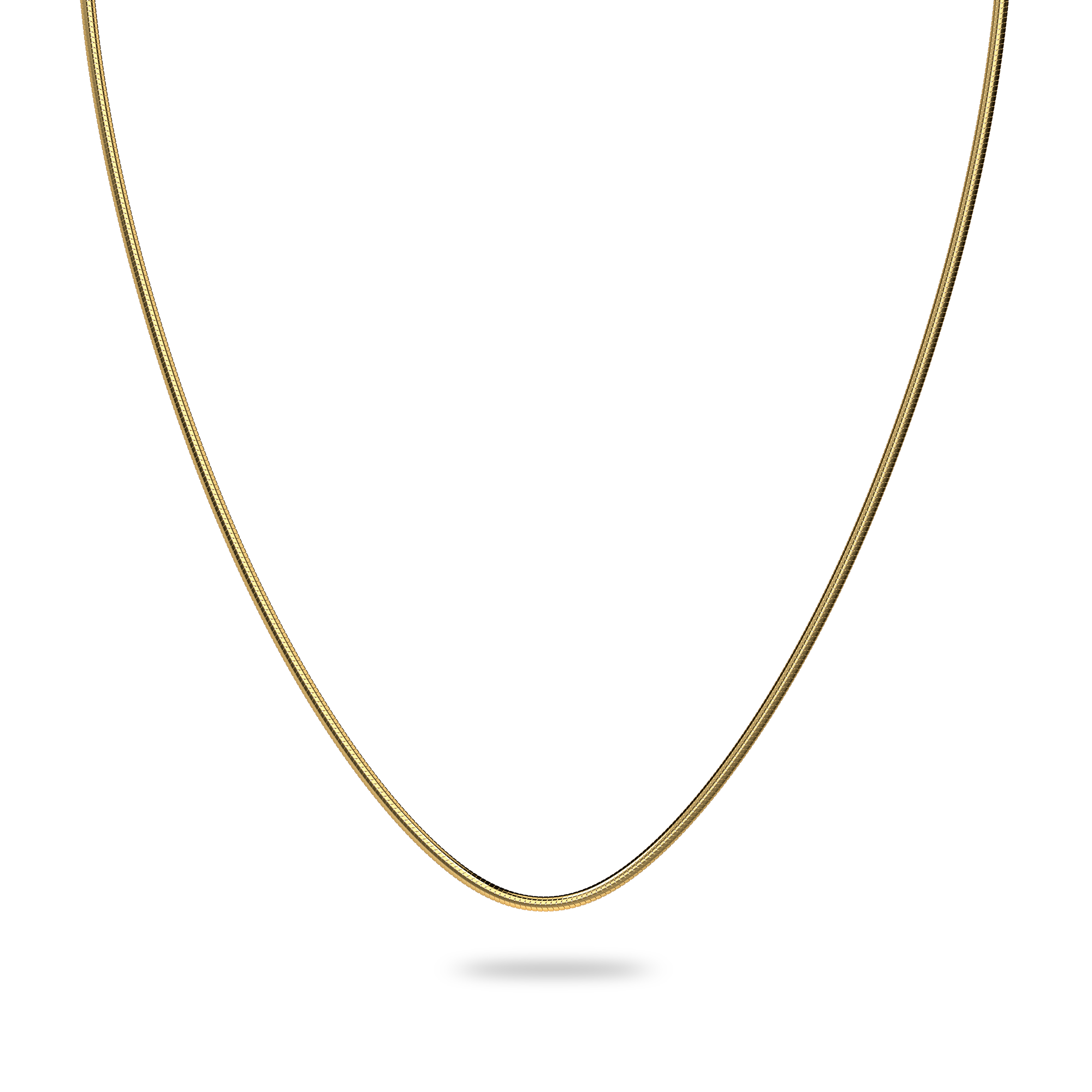 Serpentine Chain, 2mm - PASCAL#material_18k-yellow-gold-vermeil