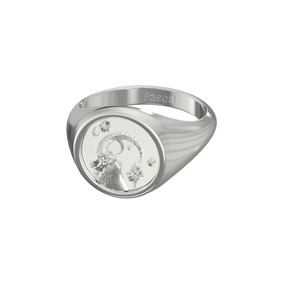 Capricorn Small Signet Ring